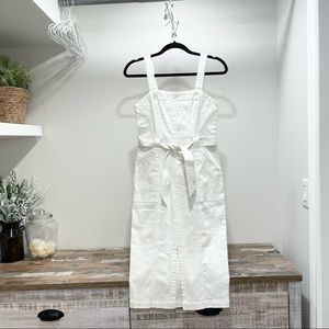 Dynamite white dress belted waist